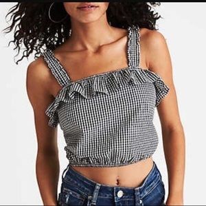 Gingham crop top